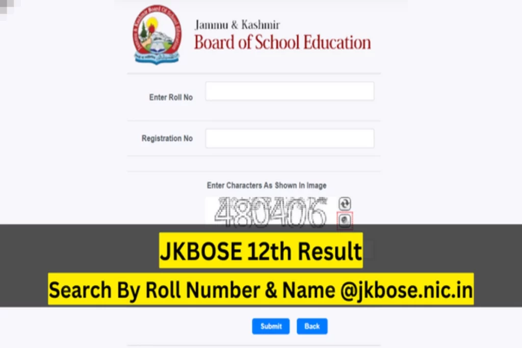 JKBOSE 12th Result: